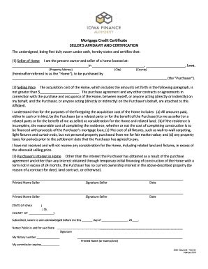 I would like a printout of an electronic mortgage certificate or .